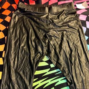 Faux leather leggings size 12